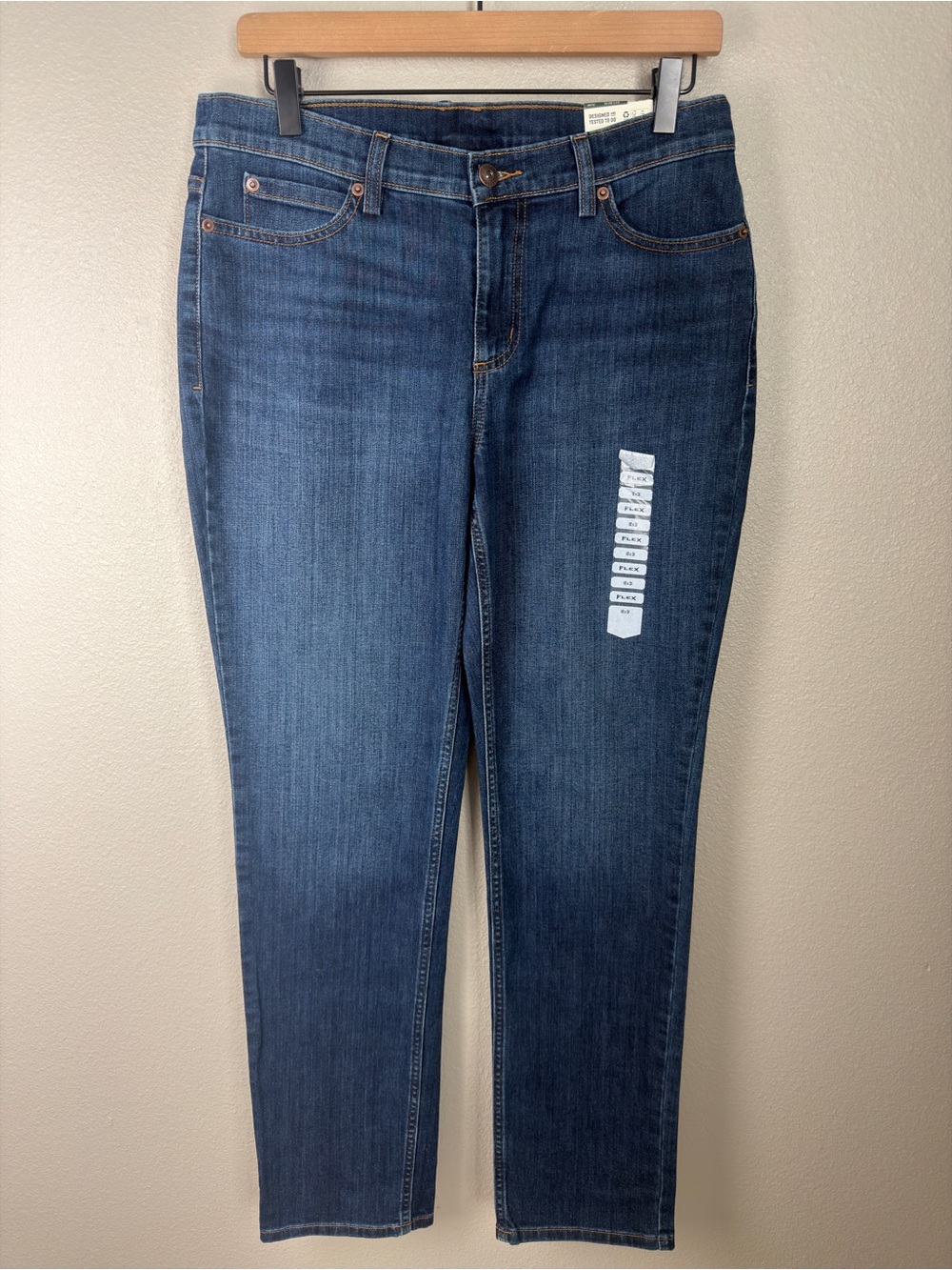 Duluth Trading NWT Women’s Flex Mid-Rise Slim Leg Jeans